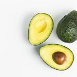 avocado dark wood background